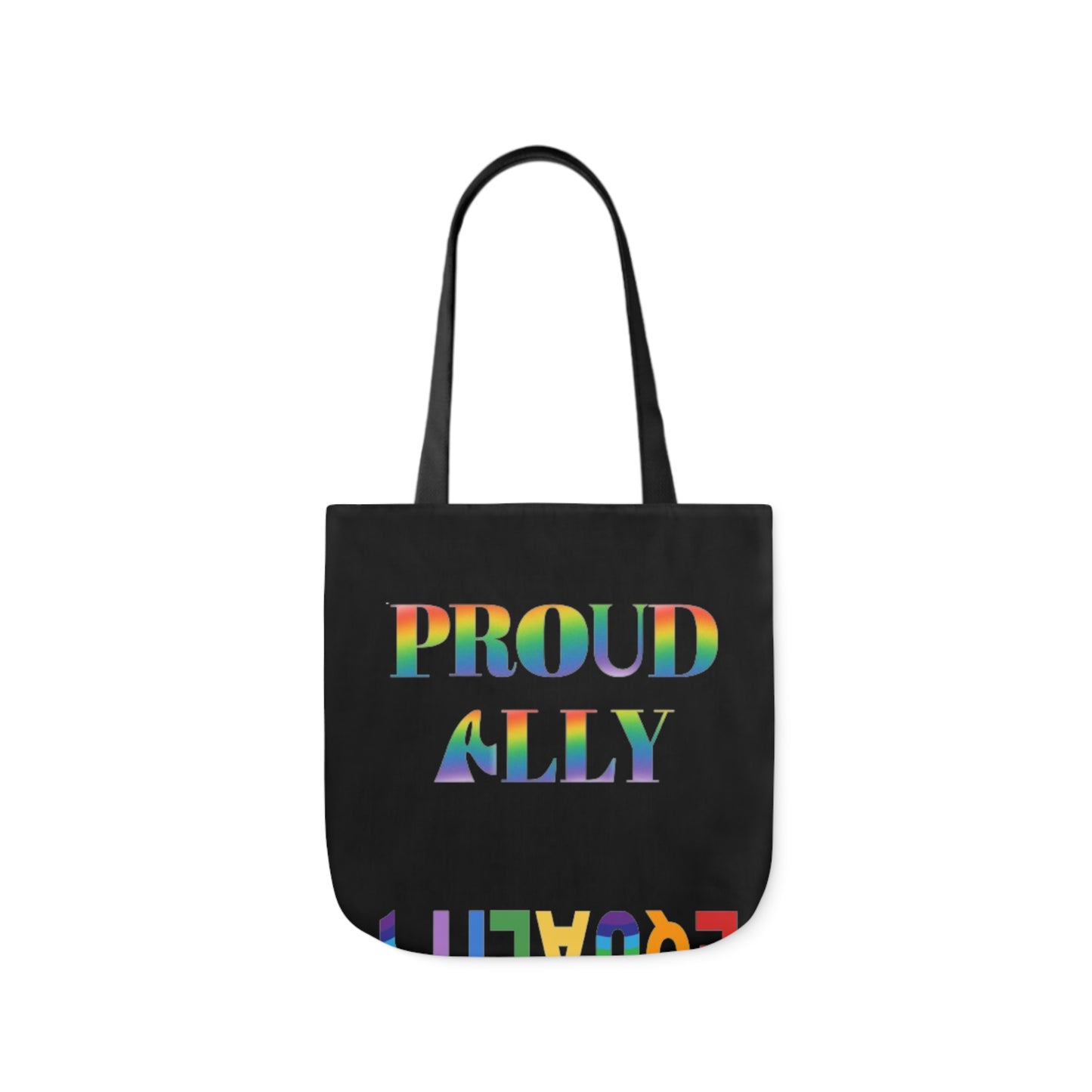 Proud Ally Canvas Tote Bag, 5-Color Straps