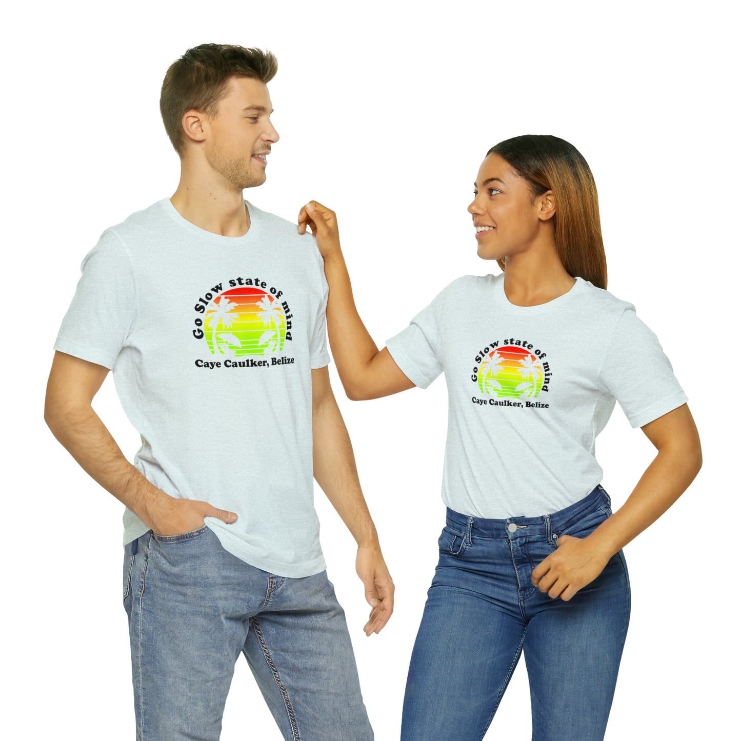 Unisex Go Slow State of mind Short Sleeve Tee