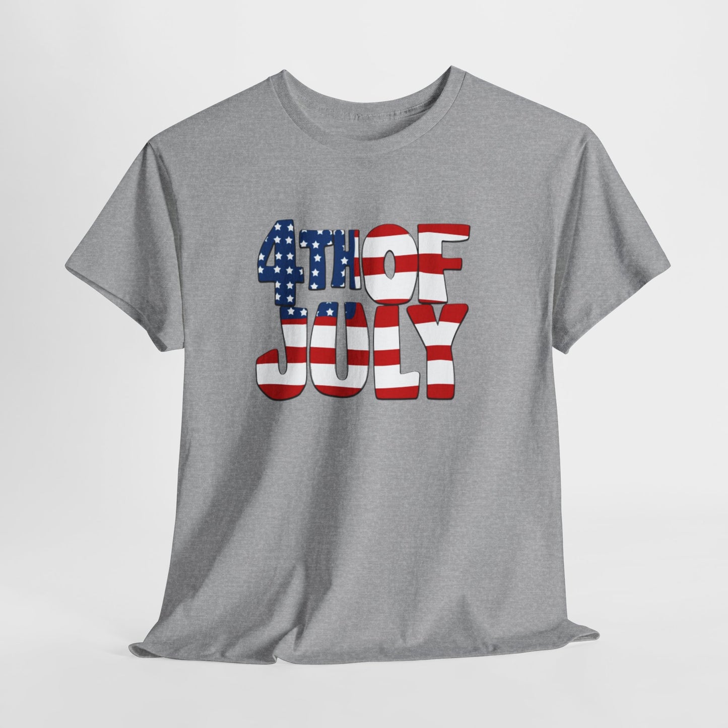 Happy 4th Unisex Heavy Cotton Tee