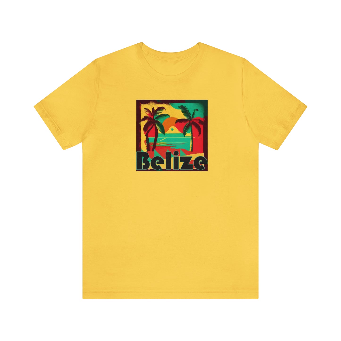 Retro Belize Unisex Jersey Short Sleeve Tee