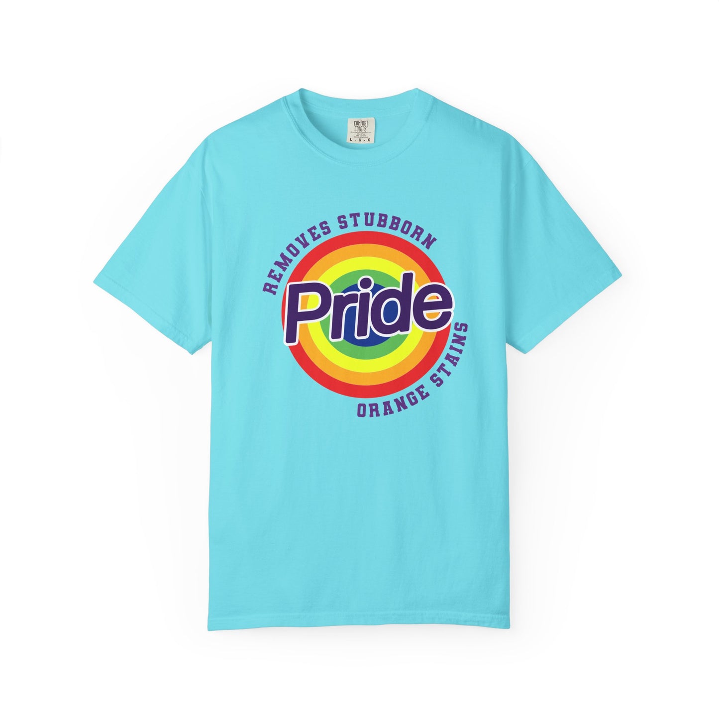Pride Themed Unisex Garment-Dyed T-Shirt - Removes Stubborn Orange Stains