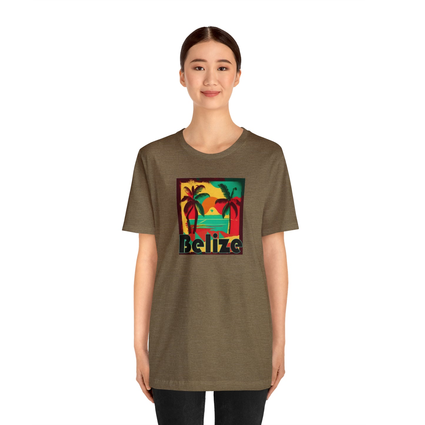 Retro Belize Unisex Jersey Short Sleeve Tee
