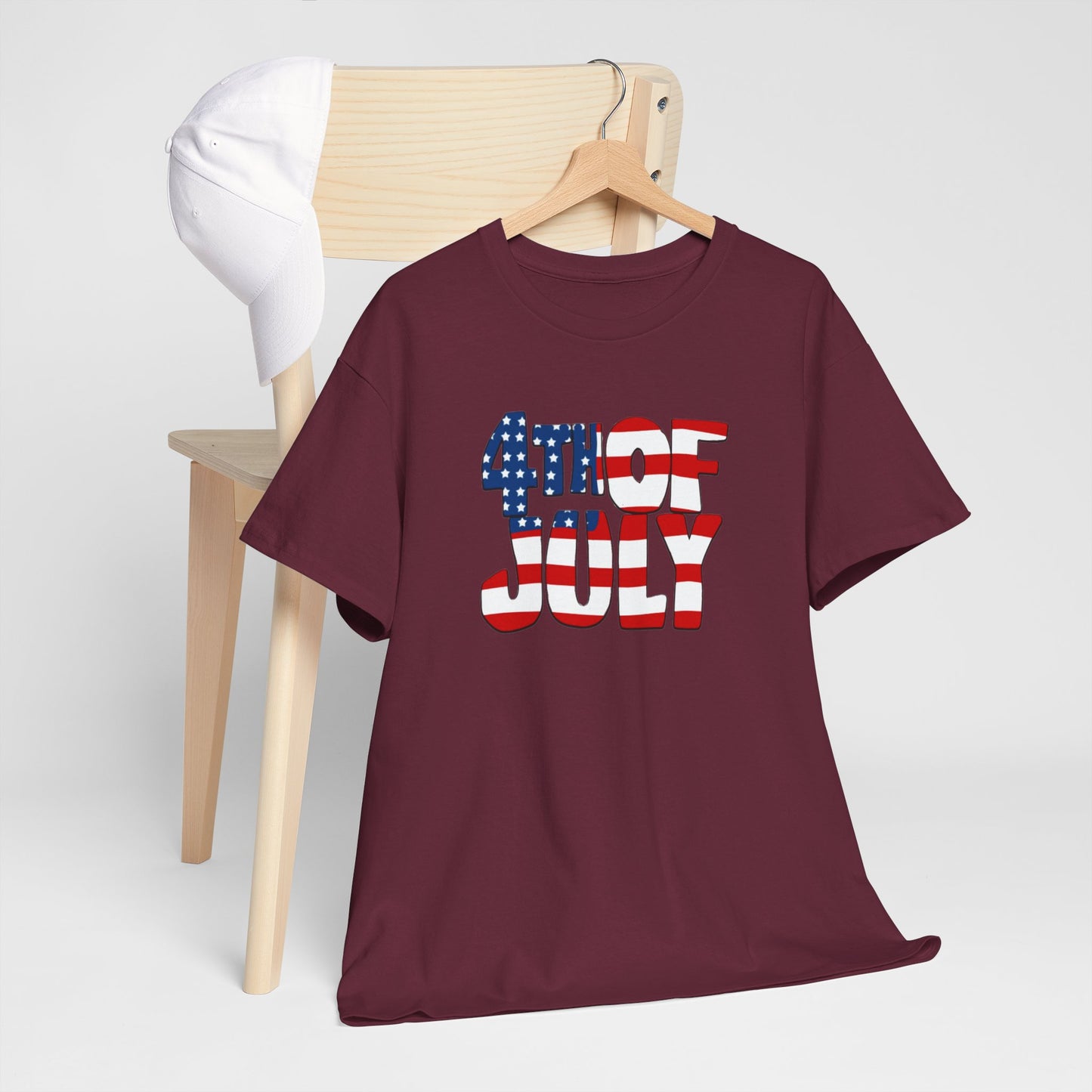 Happy 4th Unisex Heavy Cotton Tee