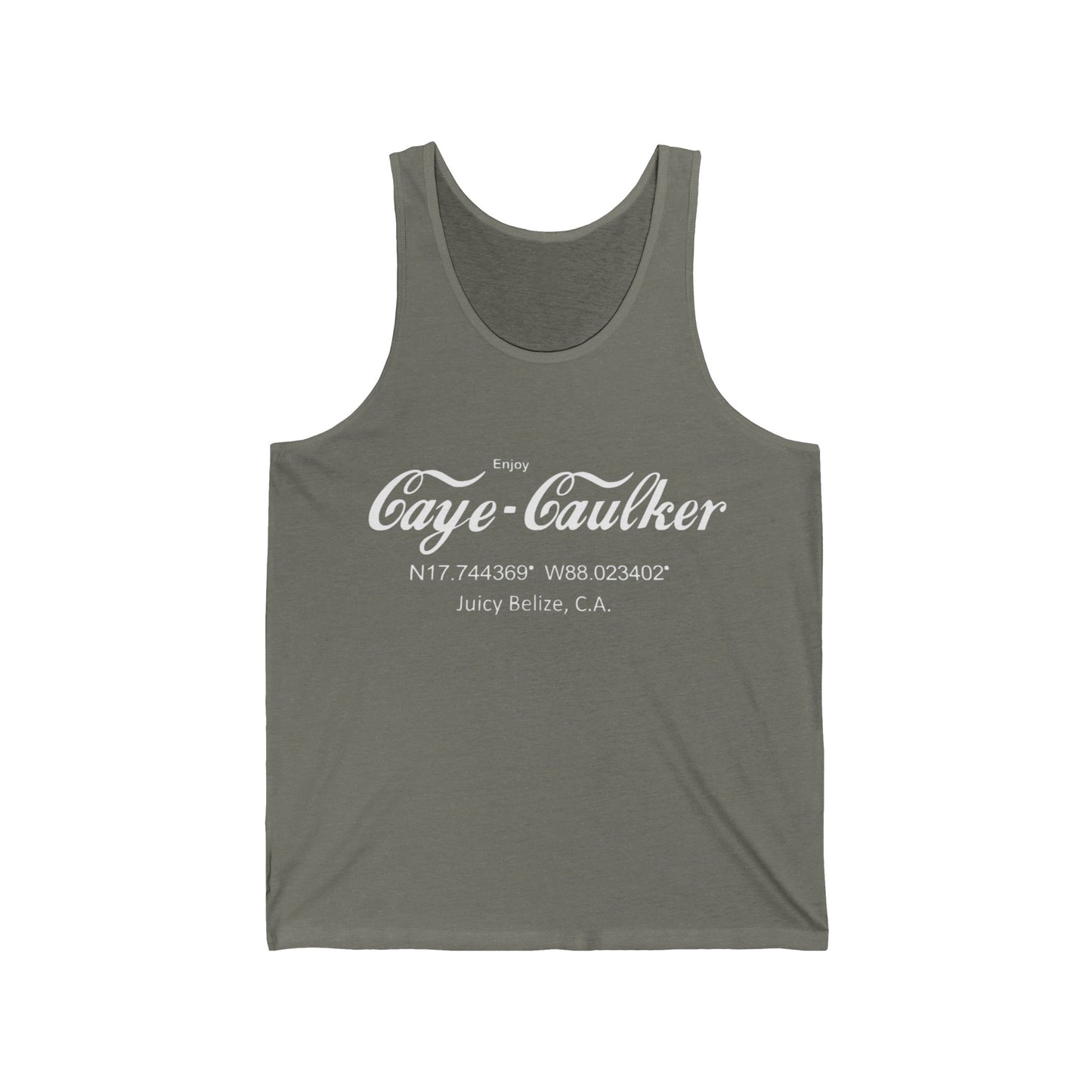 Caye Caulker Unisex Jersey Tank