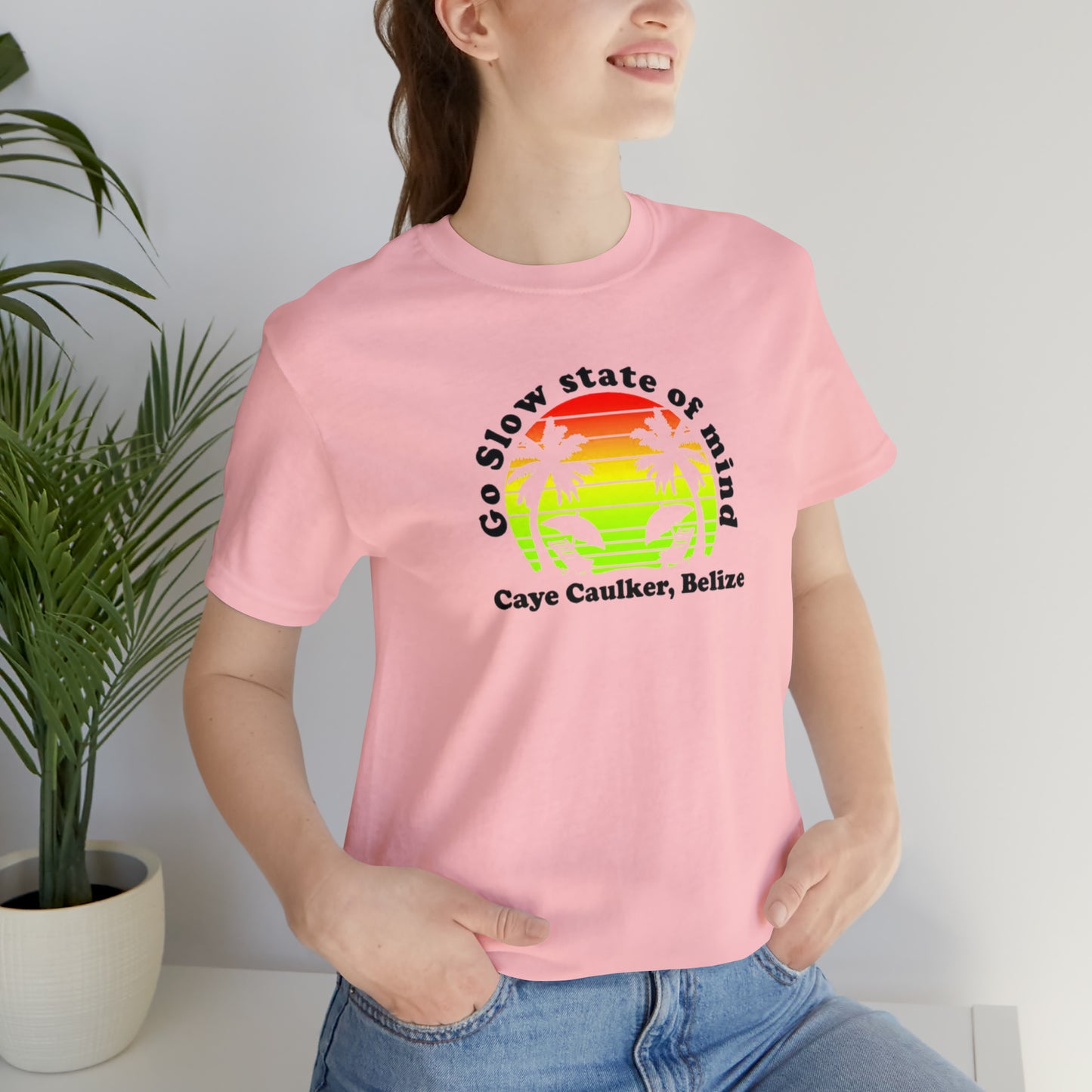 Unisex Go Slow State of mind Short Sleeve Tee