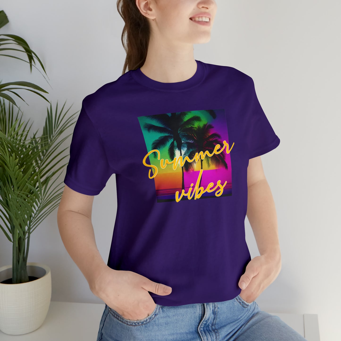 Summer Color Unisex Jersey Short Sleeve Tee
