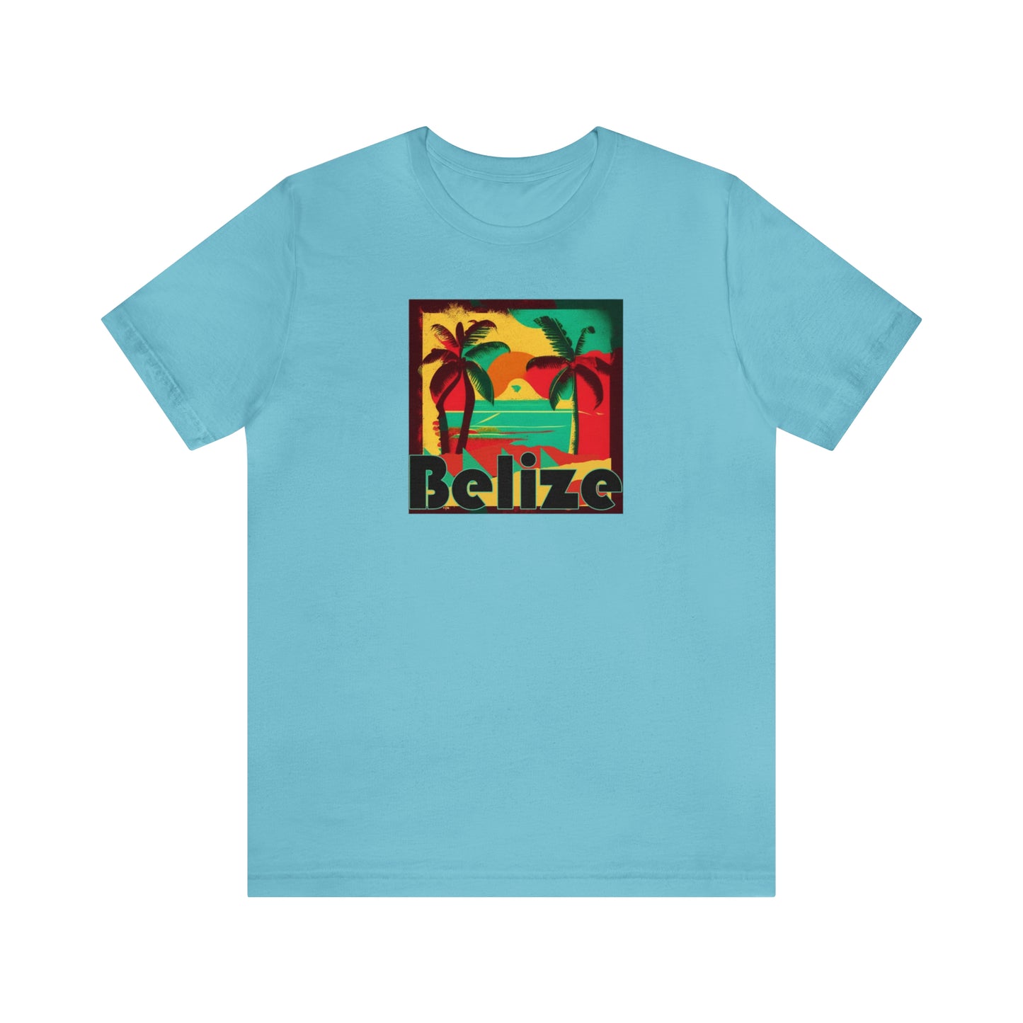Retro Belize Unisex Jersey Short Sleeve Tee