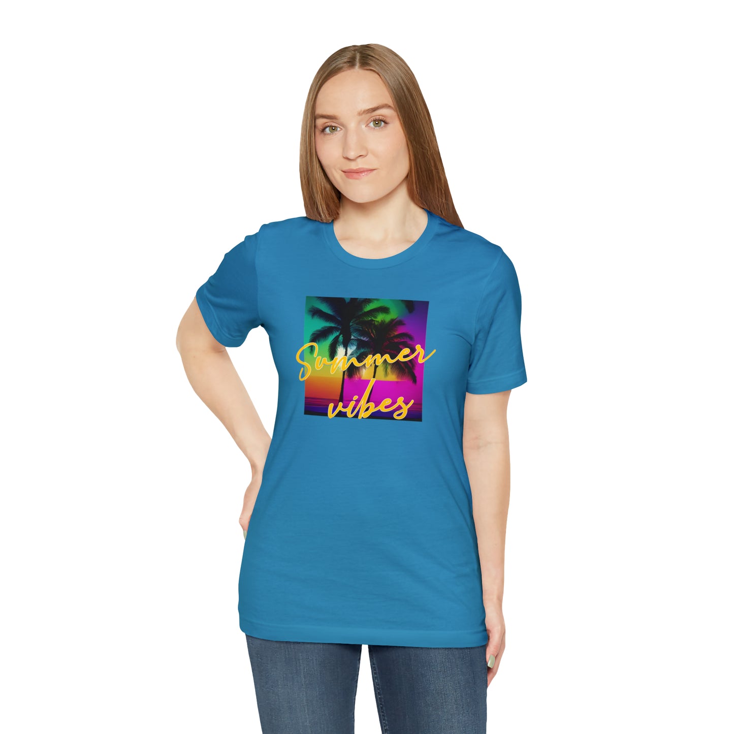 Summer Color Unisex Jersey Short Sleeve Tee