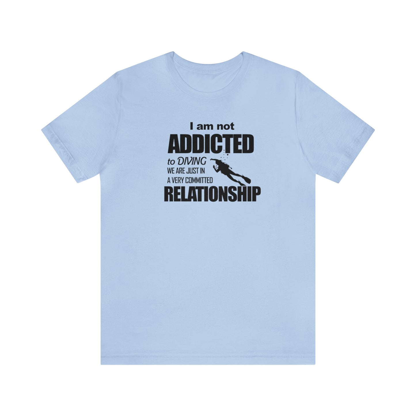 Addicted to diving Jersey Short Sleeve Tee