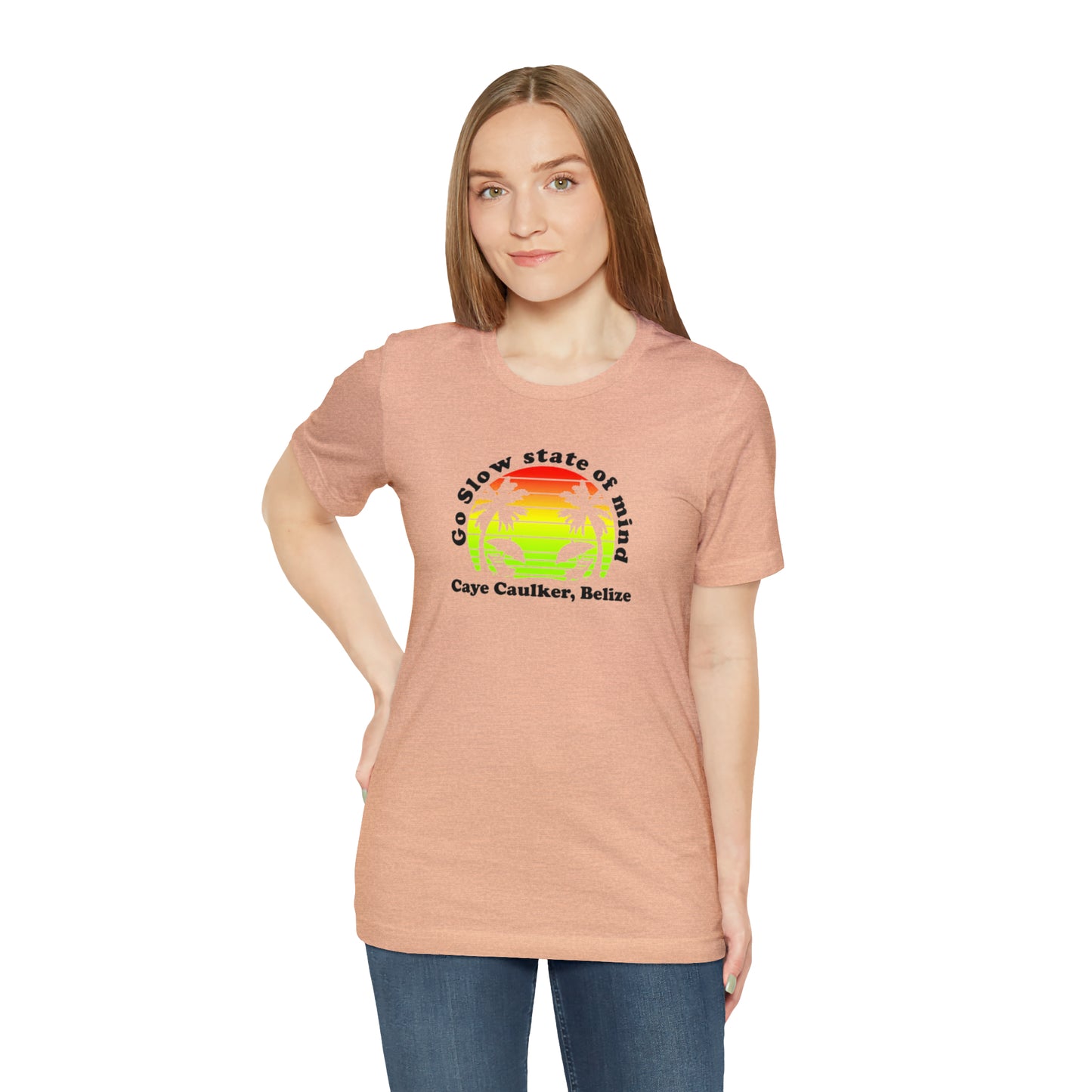 Unisex Go Slow State of mind Short Sleeve Tee