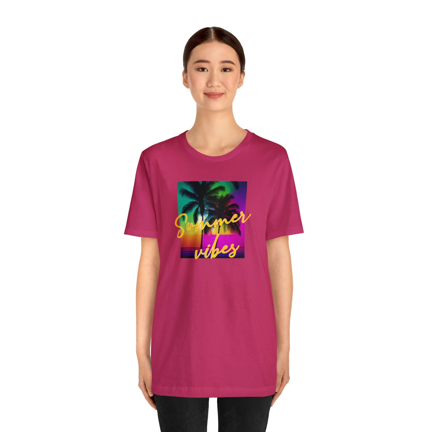 Summer Color Unisex Jersey Short Sleeve Tee