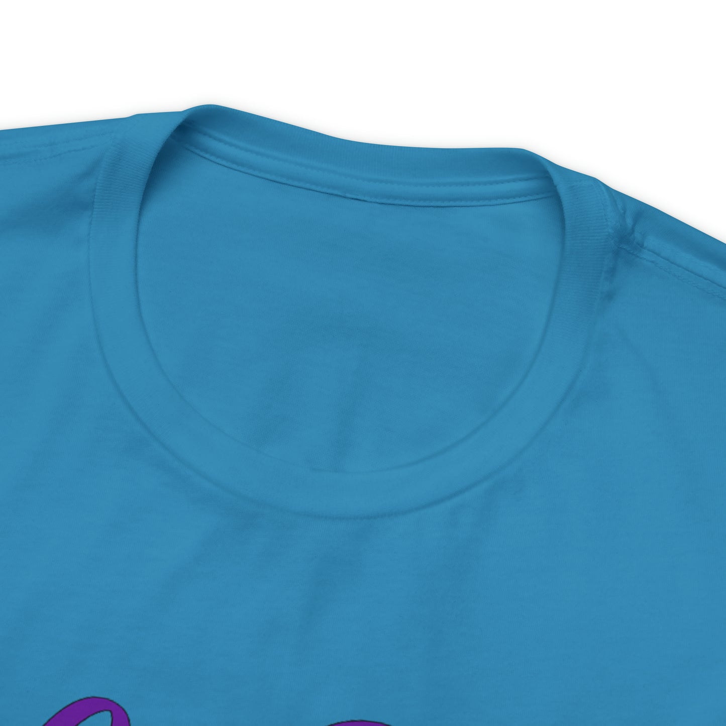 Unisex Go Slow Purple Short Sleeve Tee
