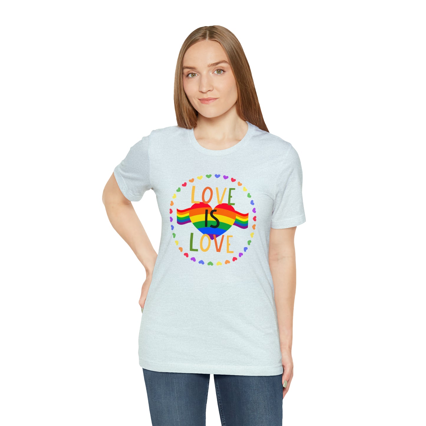 Love is love Jersey Short Sleeve Tee