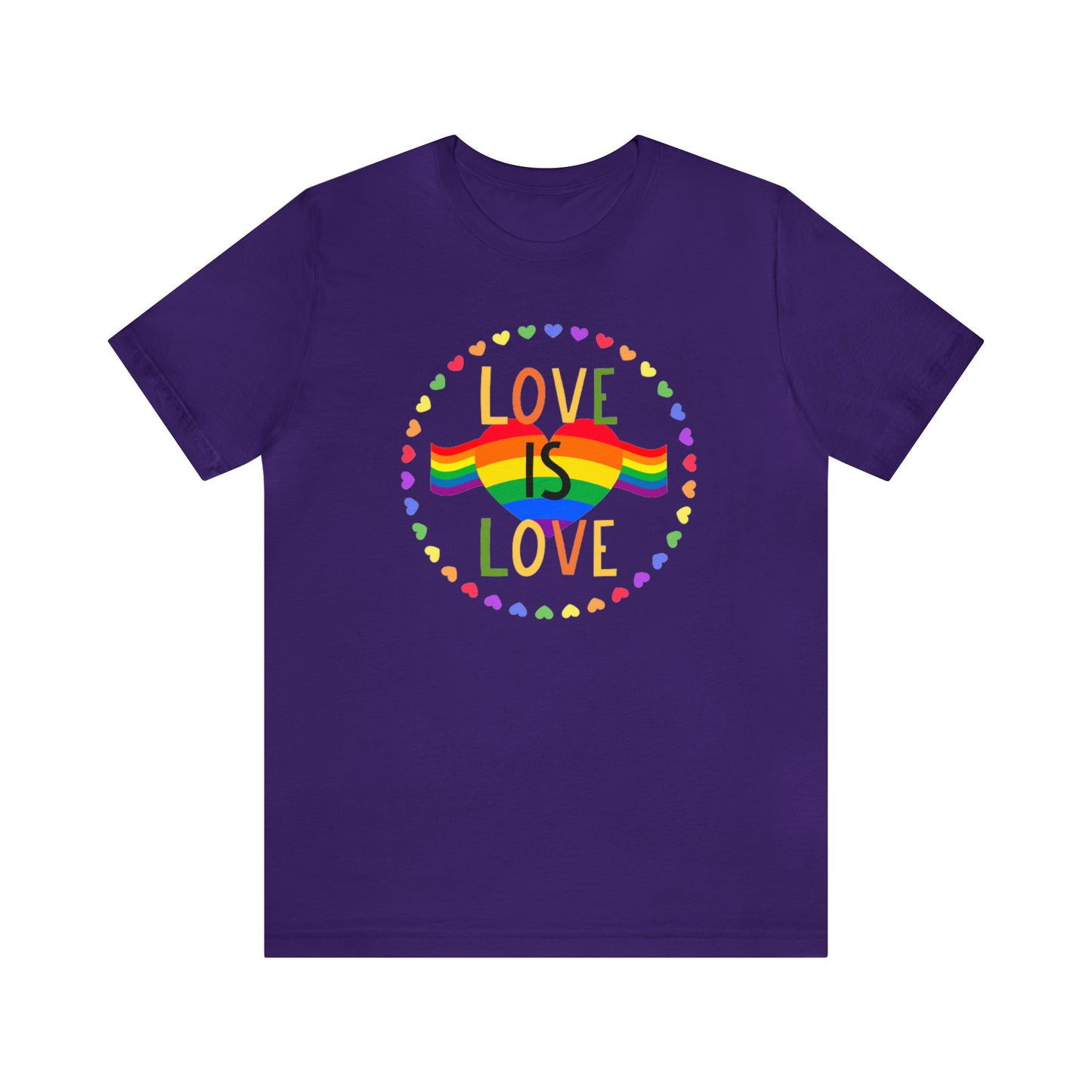 Love is love Jersey Short Sleeve Tee