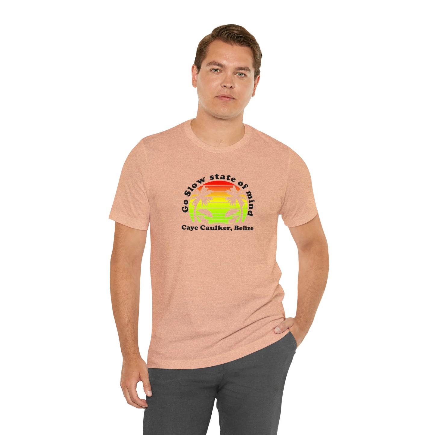 Unisex Go Slow State of mind Short Sleeve Tee