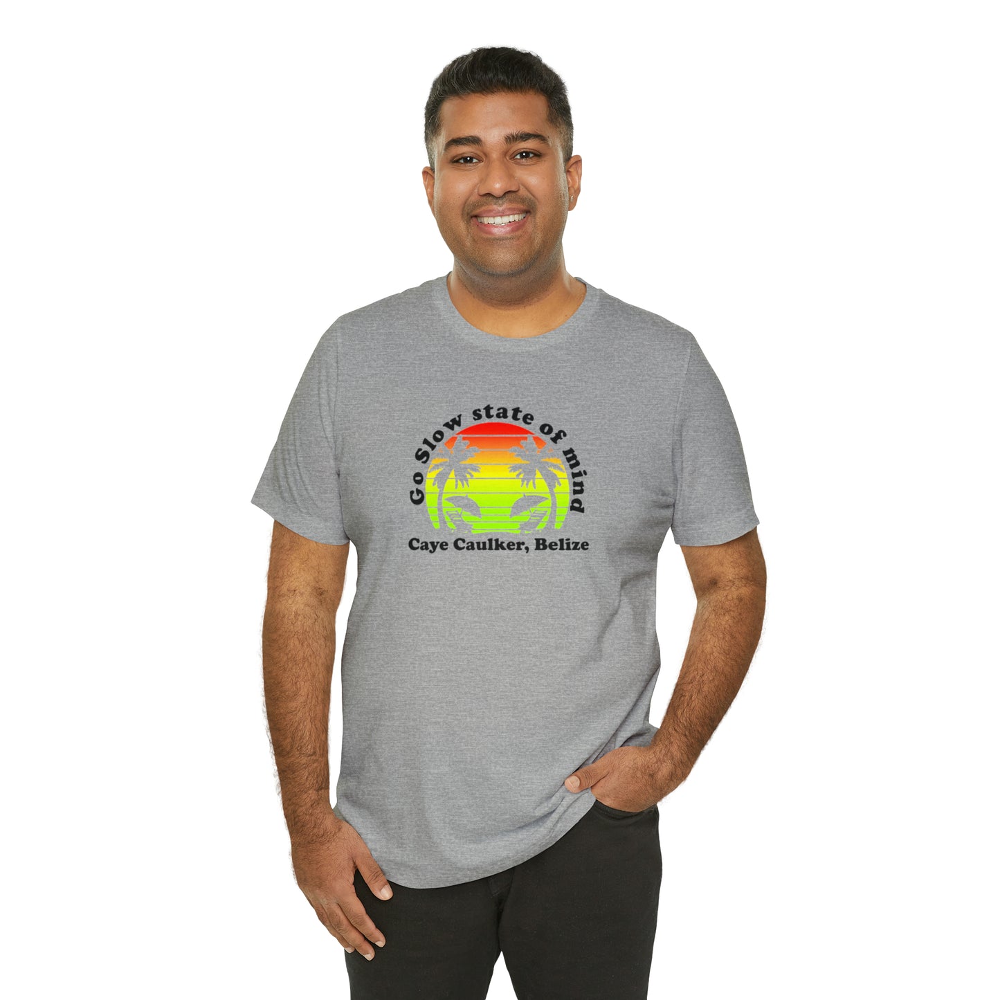 Unisex Go Slow State of mind Short Sleeve Tee