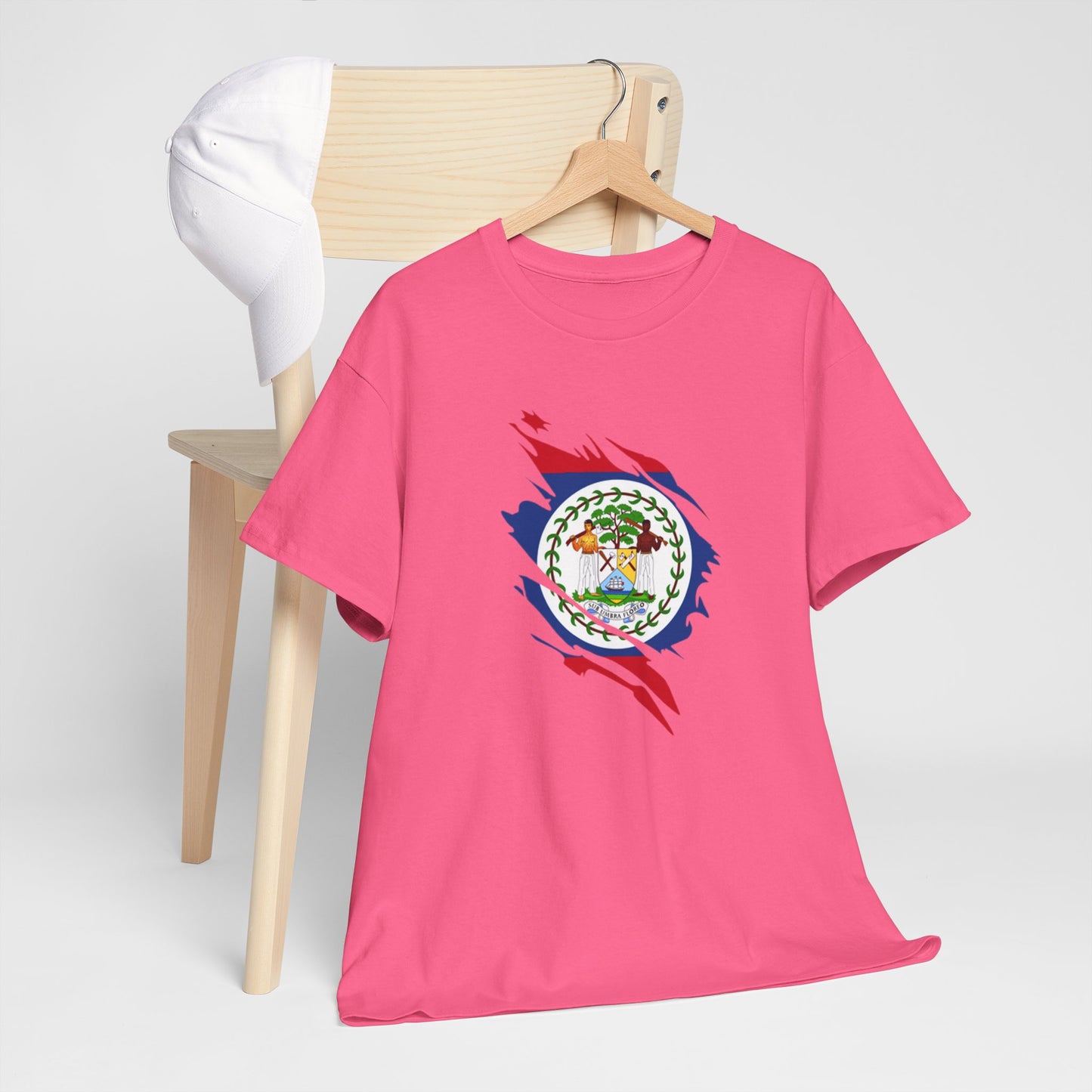Belize Flag Unisex Heavy Cotton Tee