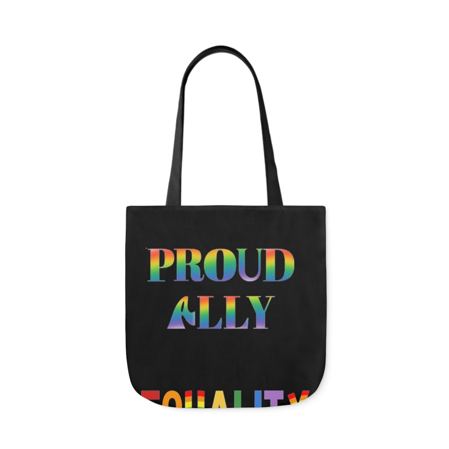 Proud Ally Canvas Tote Bag, 5-Color Straps