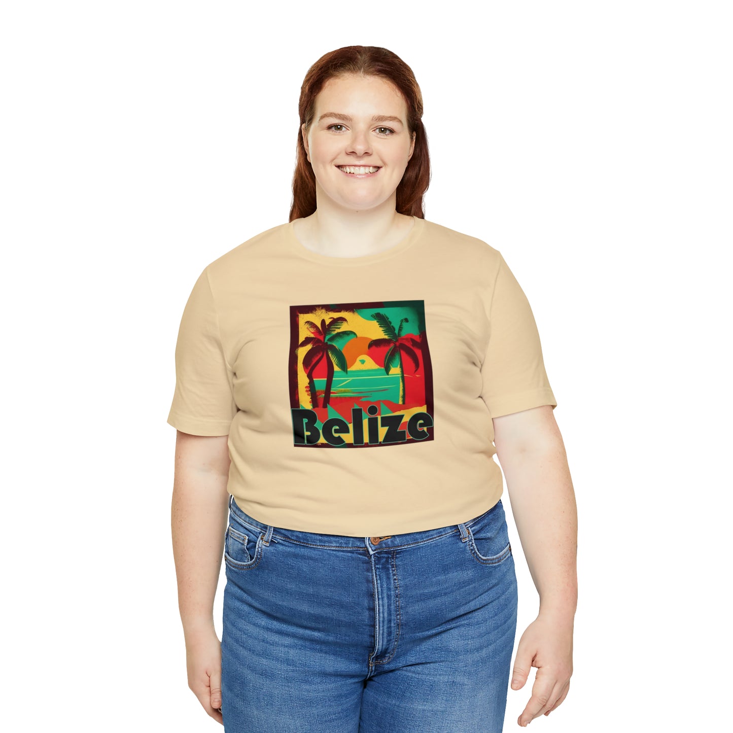 Retro Belize Unisex Jersey Short Sleeve Tee
