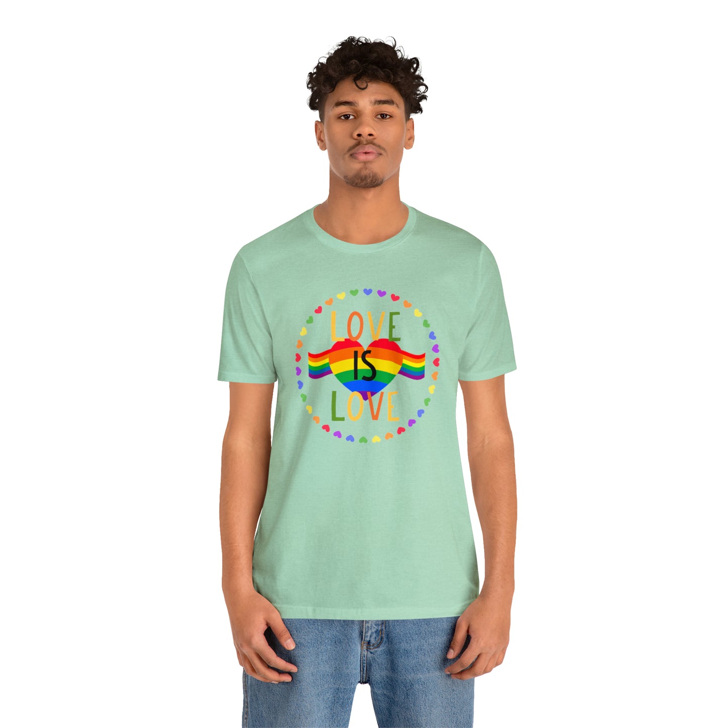 Love is love Jersey Short Sleeve Tee