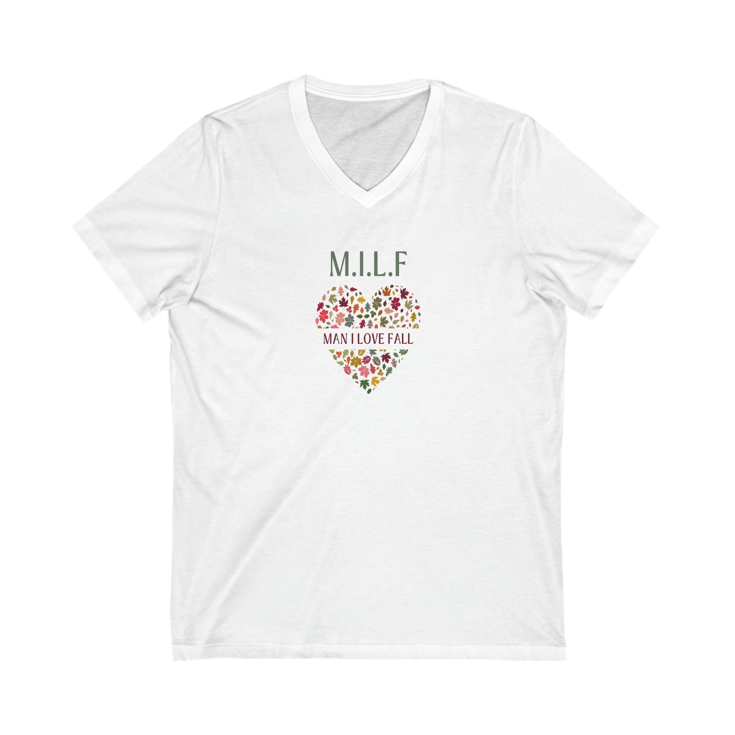 MILF Jersey Short Sleeve V-Neck Tee