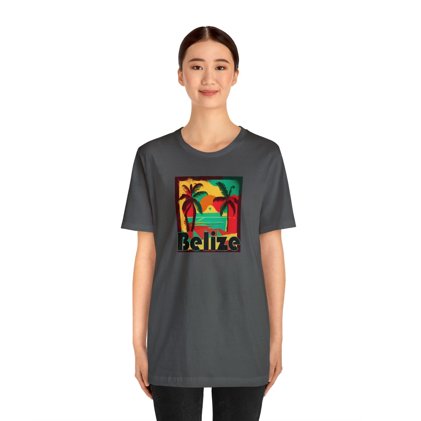 Retro Belize Unisex Jersey Short Sleeve Tee