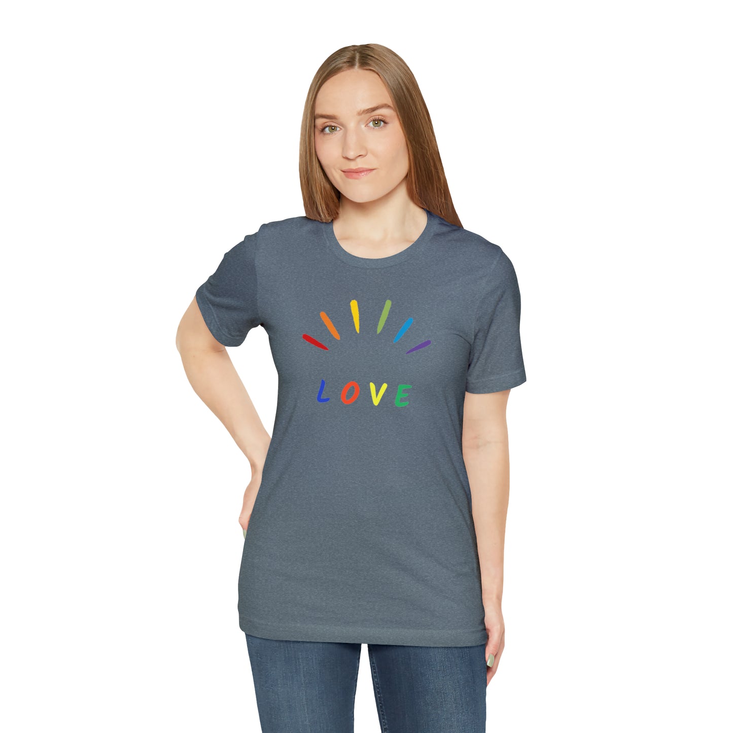 Love Unisex Jersey Short Sleeve Tee