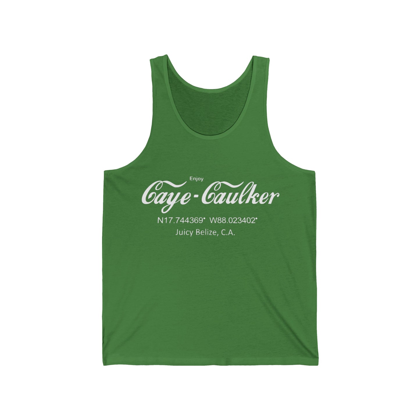 Caye Caulker Unisex Jersey Tank