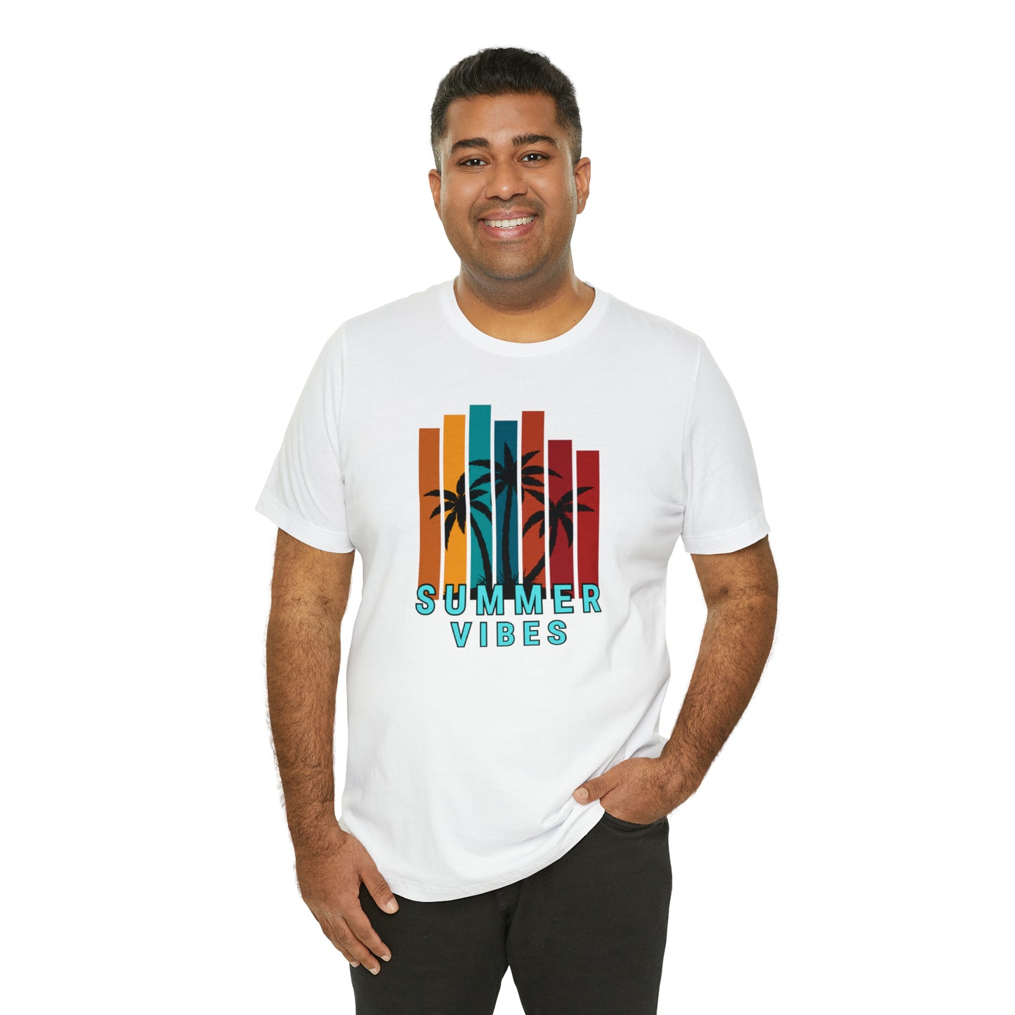 Summer time Jersey Short Sleeve Tee