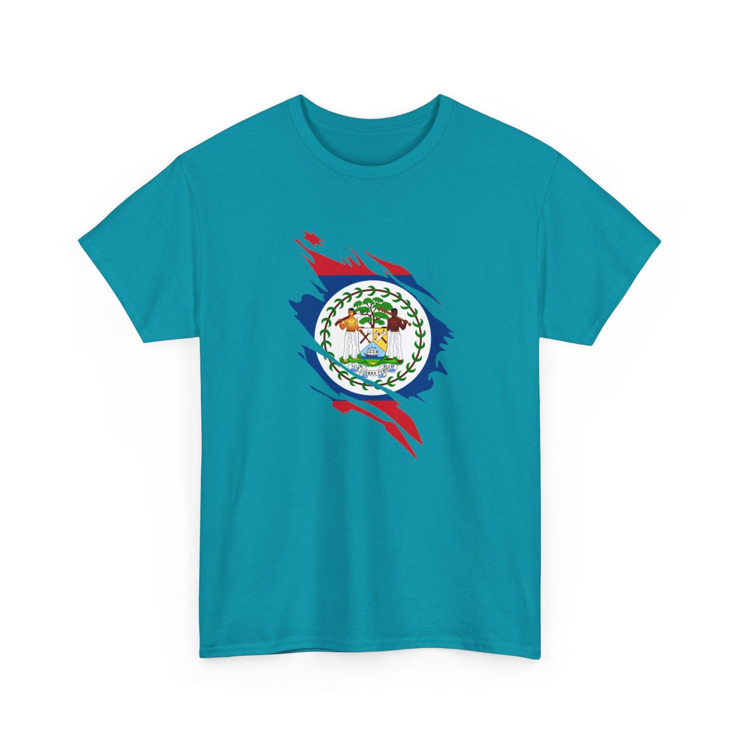 Belize Flag Unisex Heavy Cotton Tee
