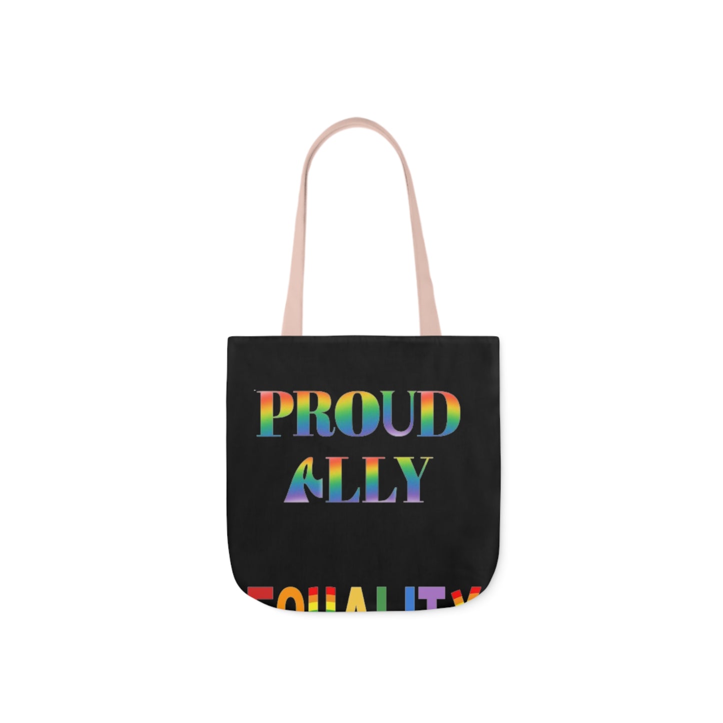 Proud Ally Canvas Tote Bag, 5-Color Straps