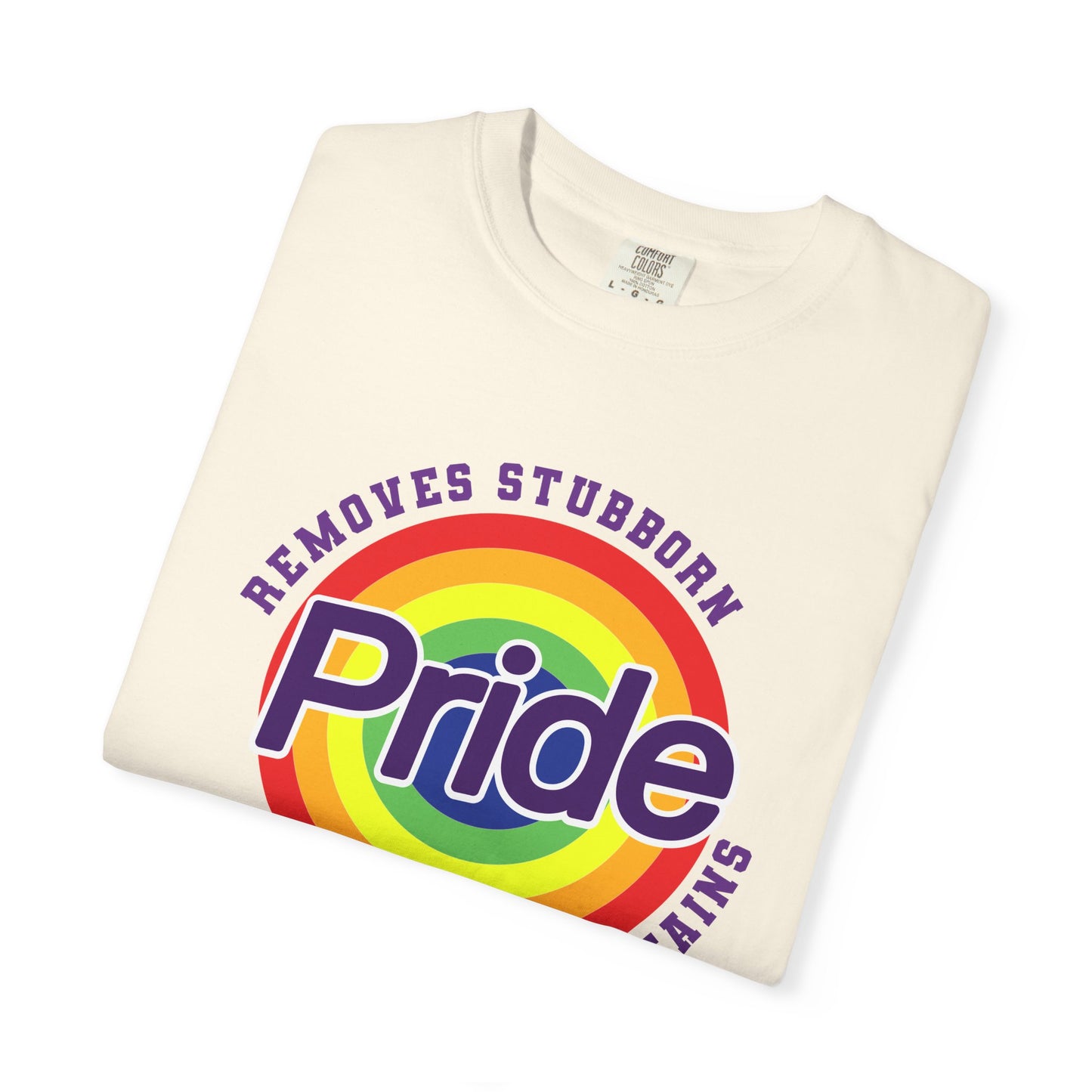 Pride Themed Unisex Garment-Dyed T-Shirt - Removes Stubborn Orange Stains