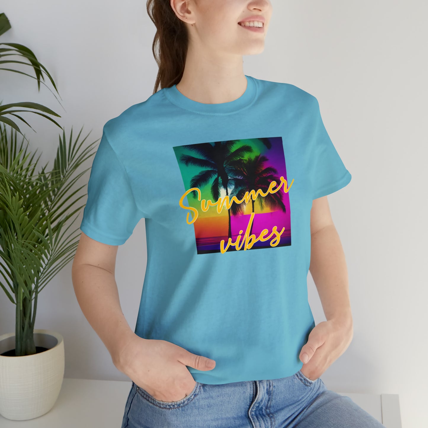 Summer Color Unisex Jersey Short Sleeve Tee