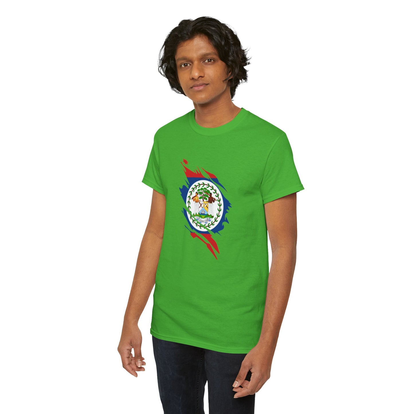 Belize Flag Unisex Heavy Cotton Tee