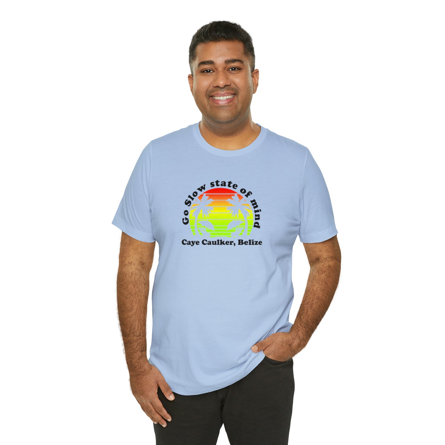 Unisex Go Slow State of mind Short Sleeve Tee