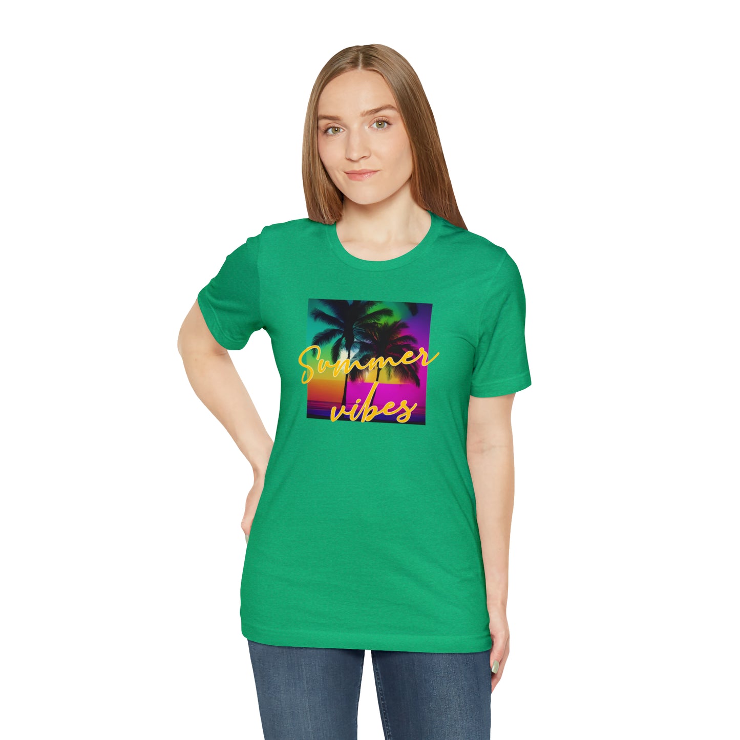 Summer Color Unisex Jersey Short Sleeve Tee