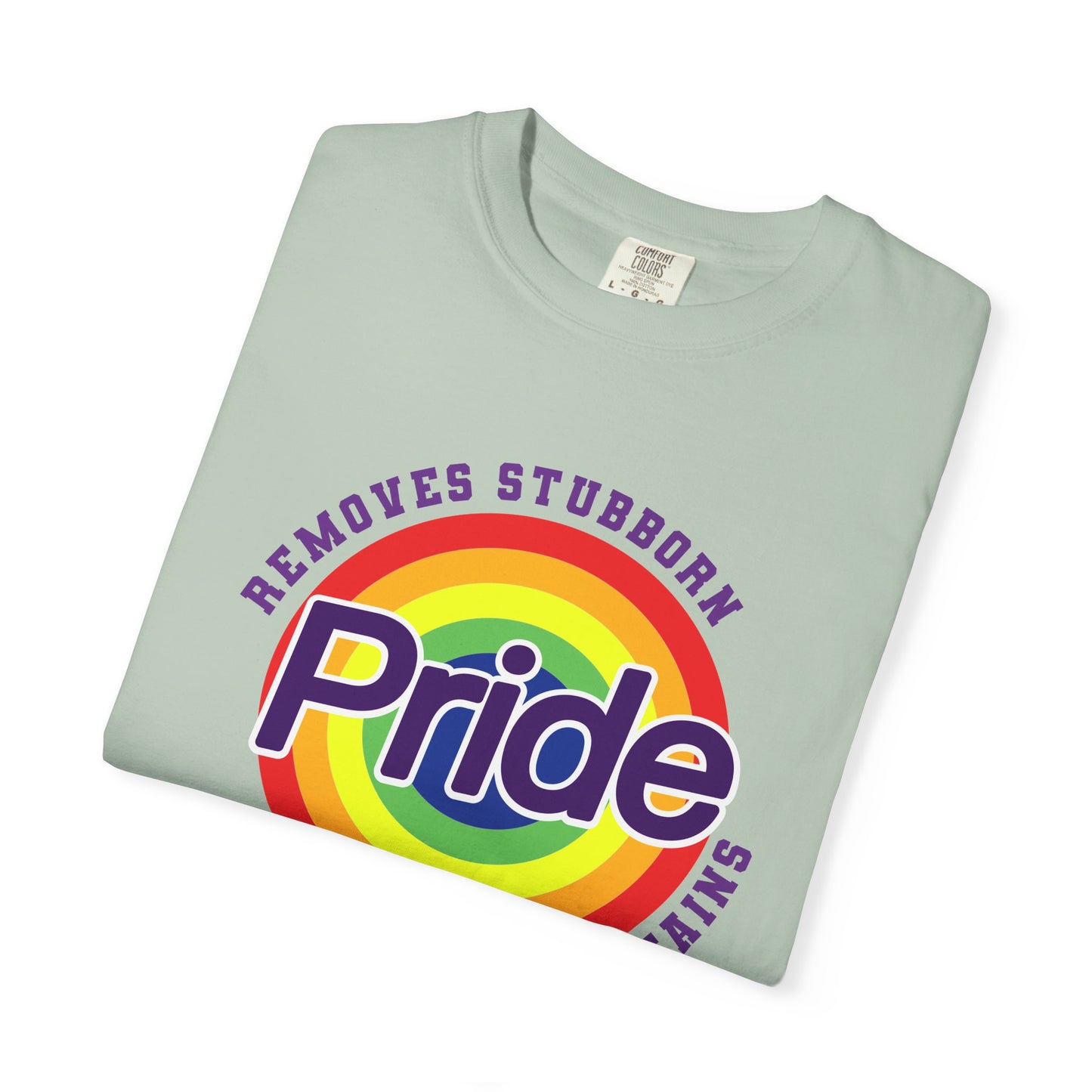 Pride Themed Unisex Garment-Dyed T-Shirt - Removes Stubborn Orange Stains