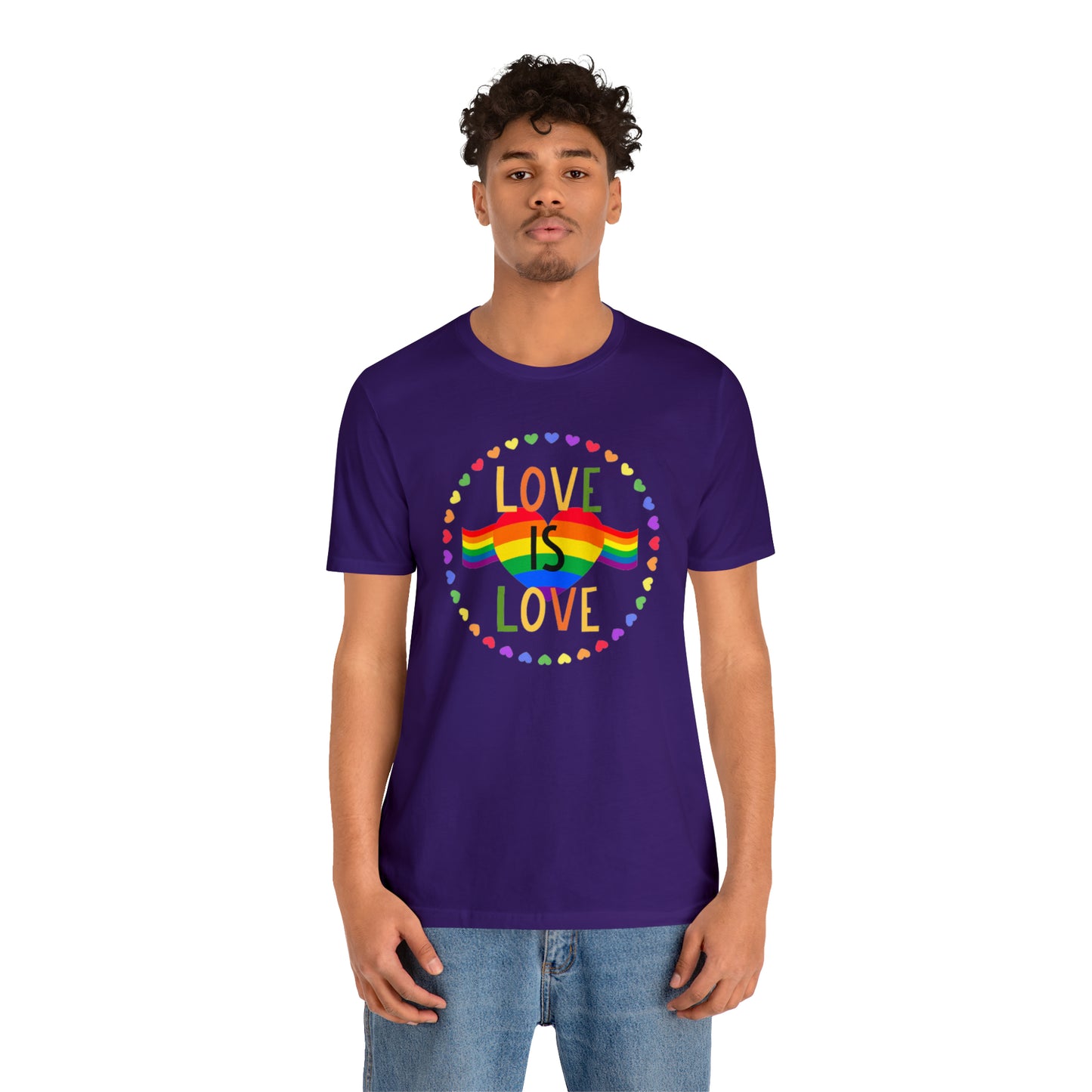 Love is love Jersey Short Sleeve Tee