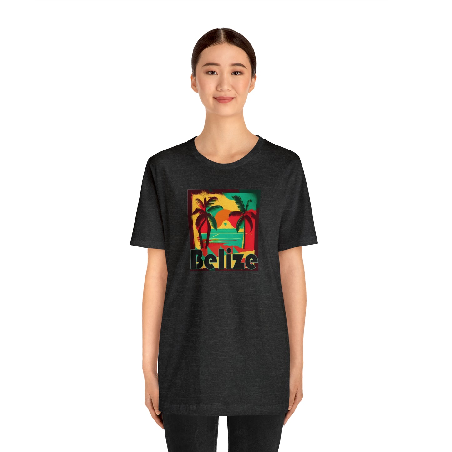 Retro Belize Unisex Jersey Short Sleeve Tee