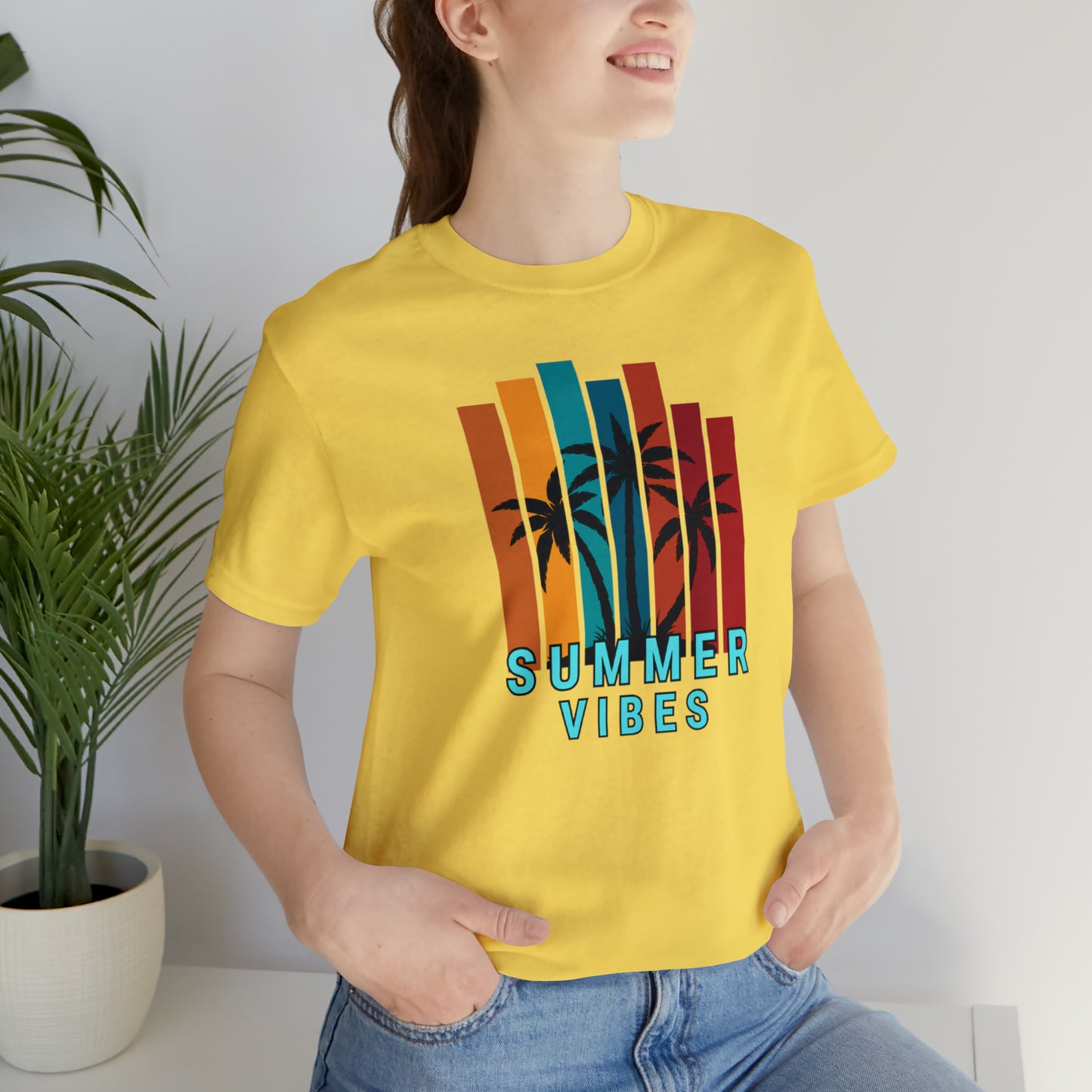 Summer time Jersey Short Sleeve Tee