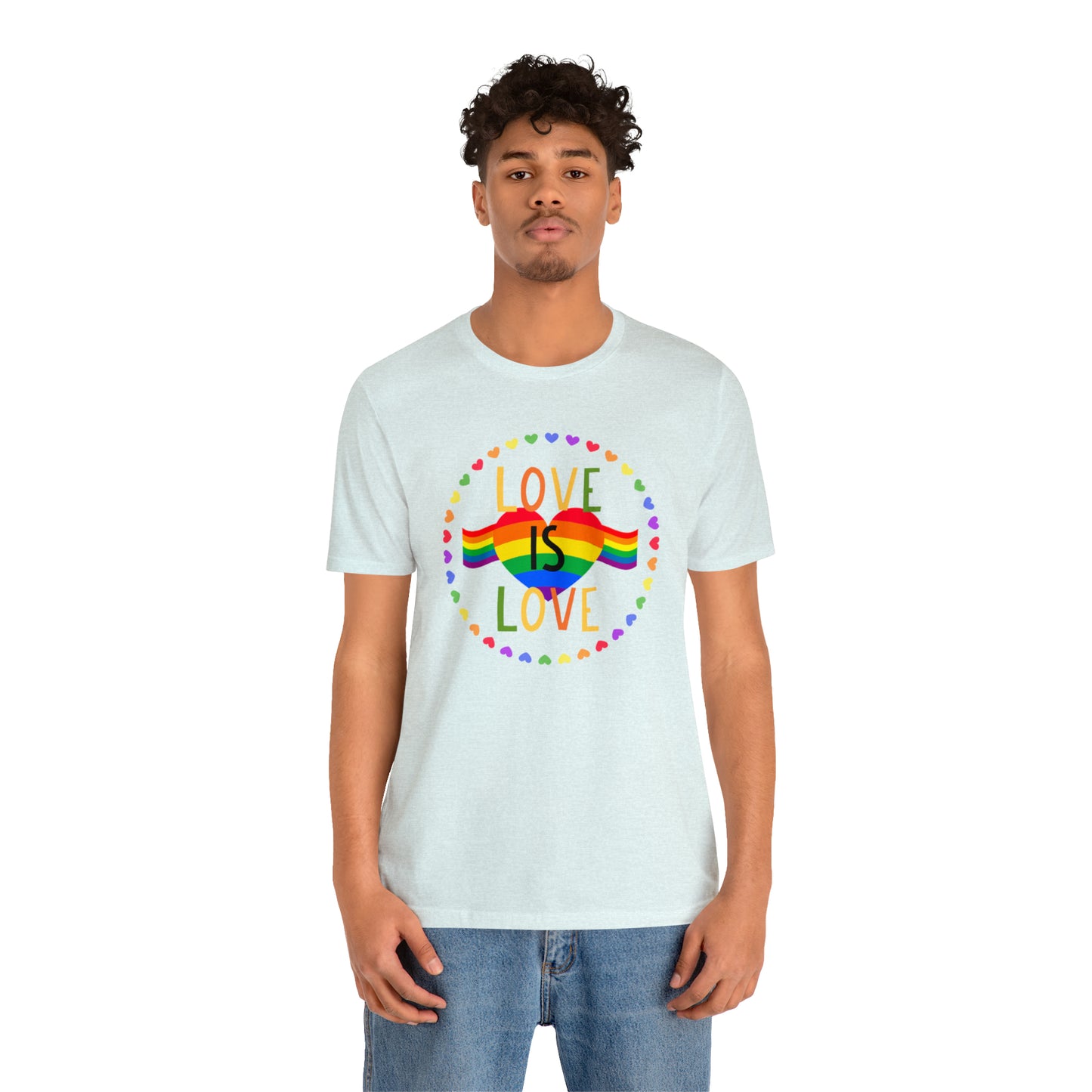 Love is love Jersey Short Sleeve Tee