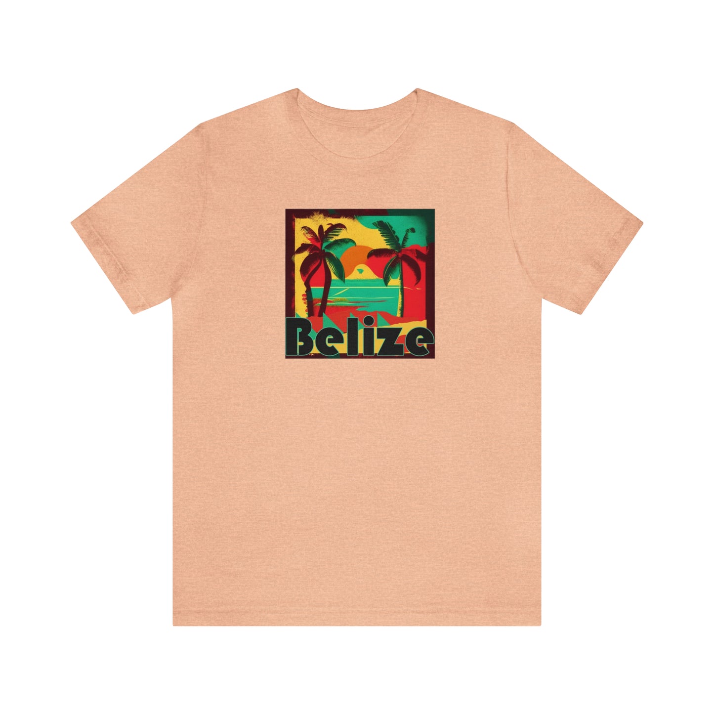 Retro Belize Unisex Jersey Short Sleeve Tee