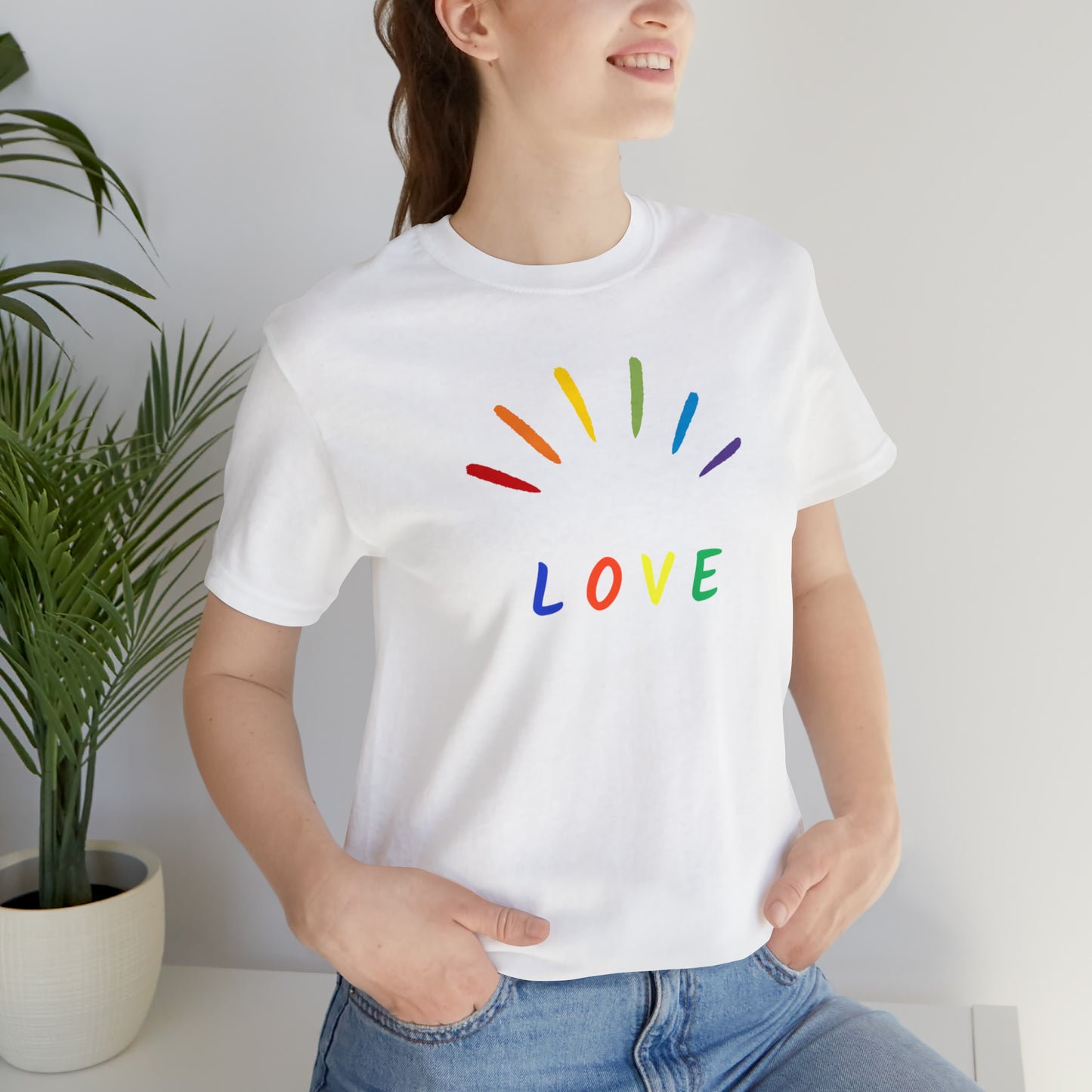 Love Unisex Jersey Short Sleeve Tee