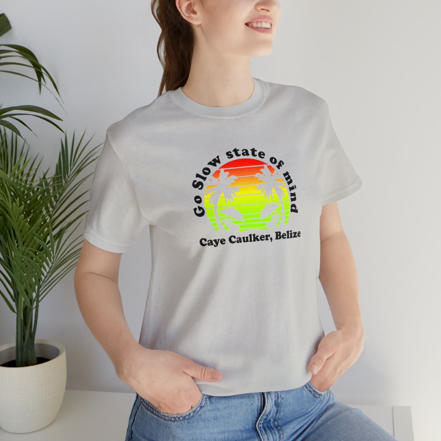 Unisex Go Slow State of mind Short Sleeve Tee