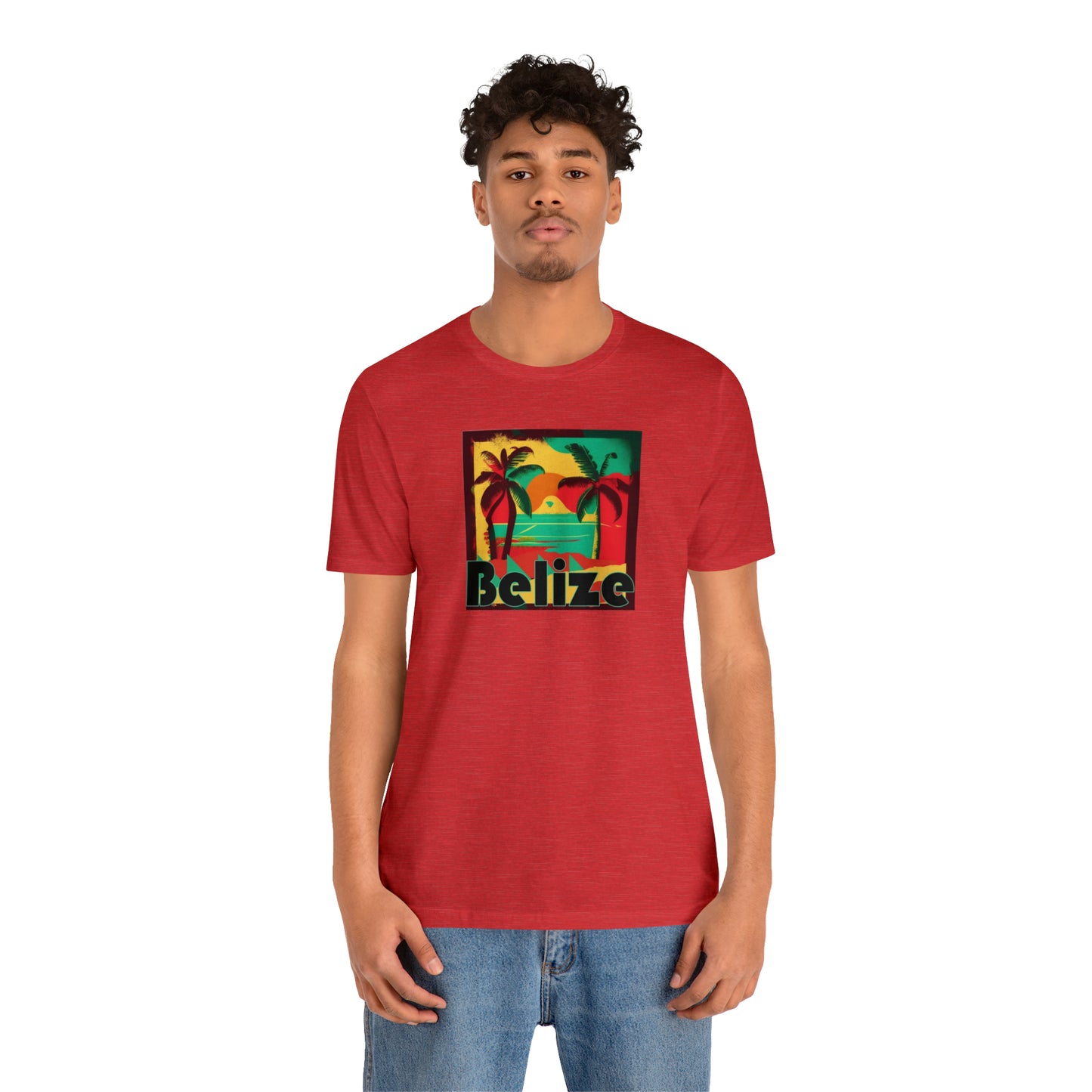 Retro Belize Unisex Jersey Short Sleeve Tee