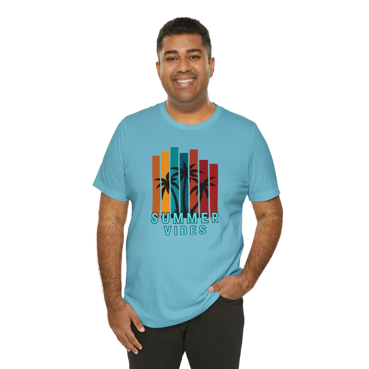 Summer time Jersey Short Sleeve Tee