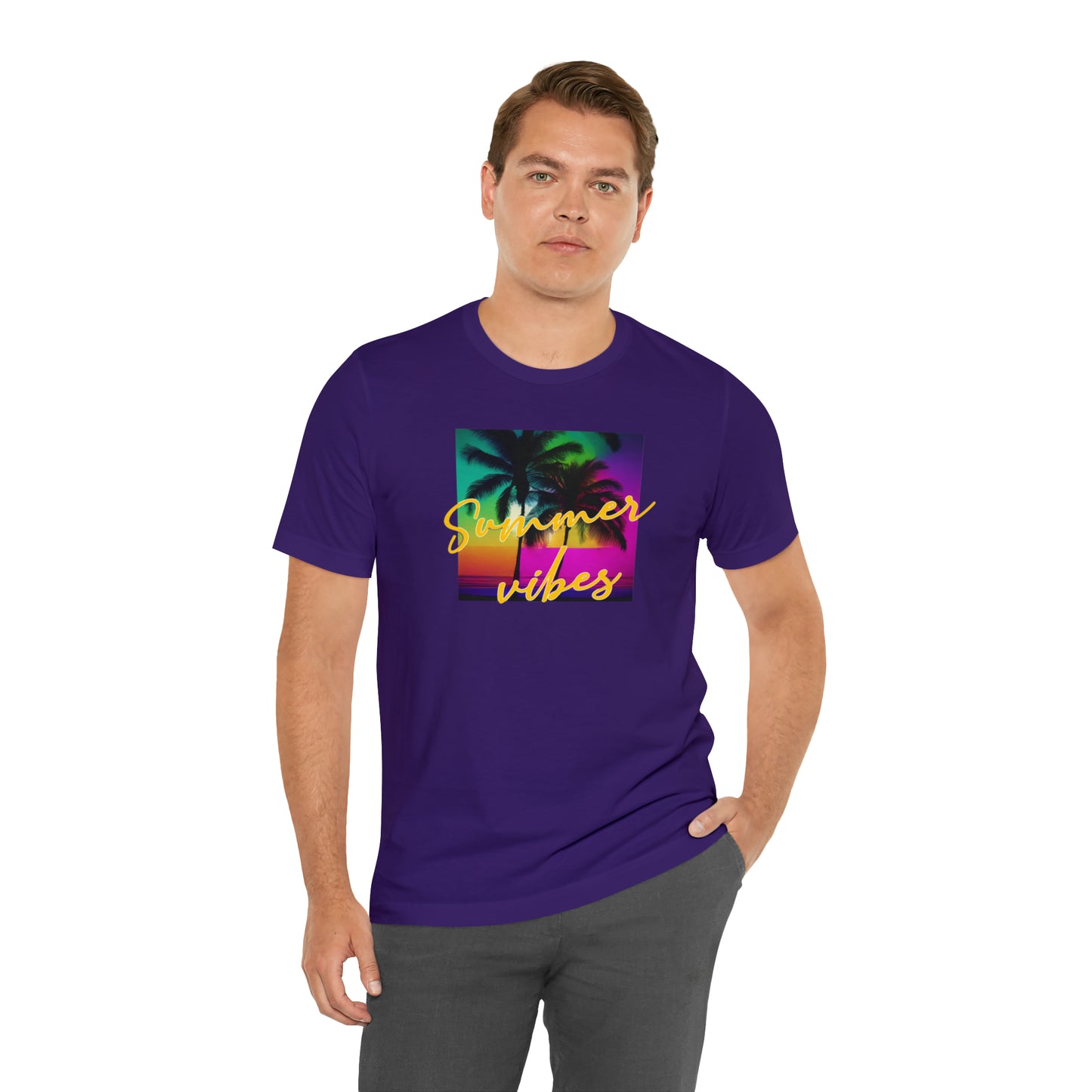 Summer Color Unisex Jersey Short Sleeve Tee