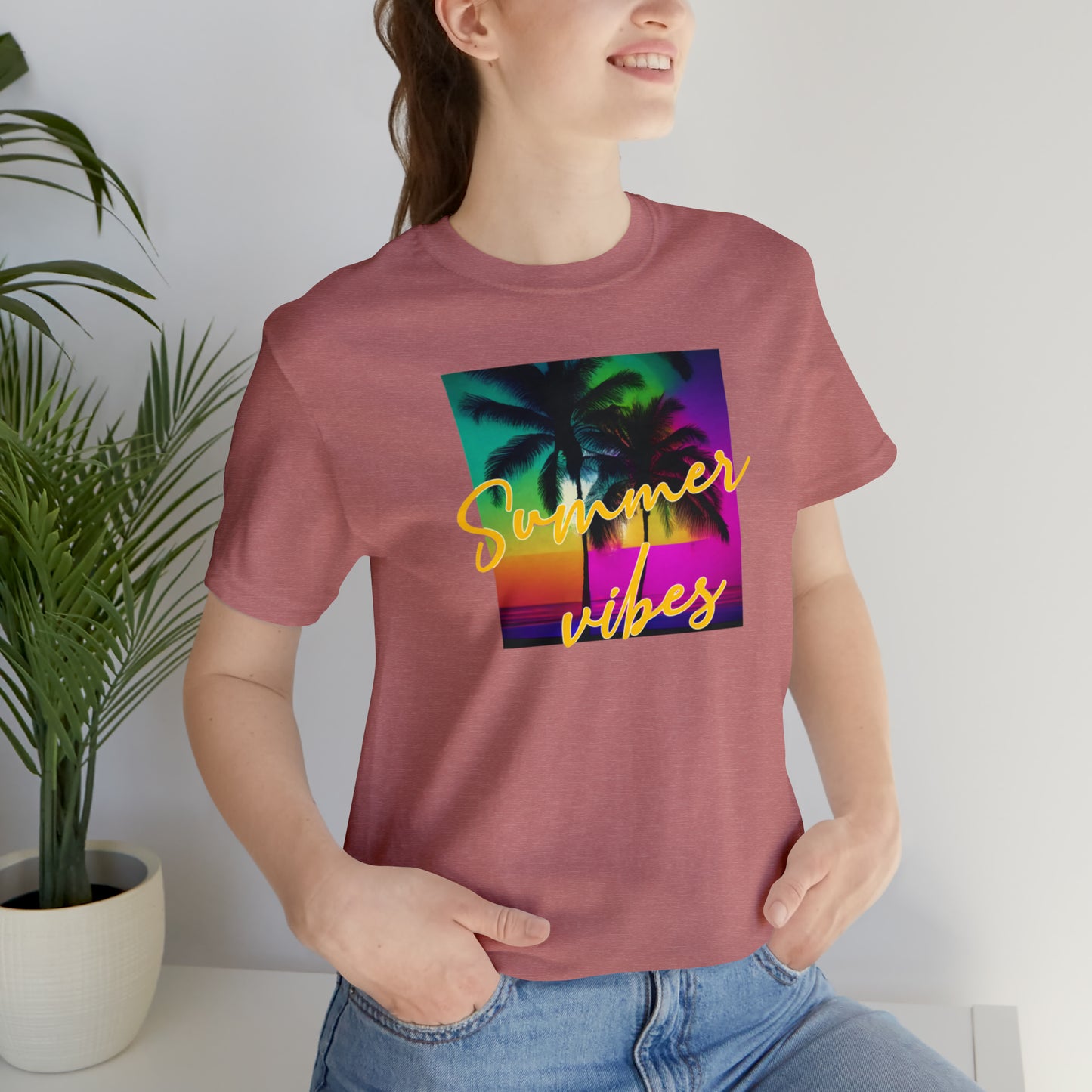 Summer Color Unisex Jersey Short Sleeve Tee