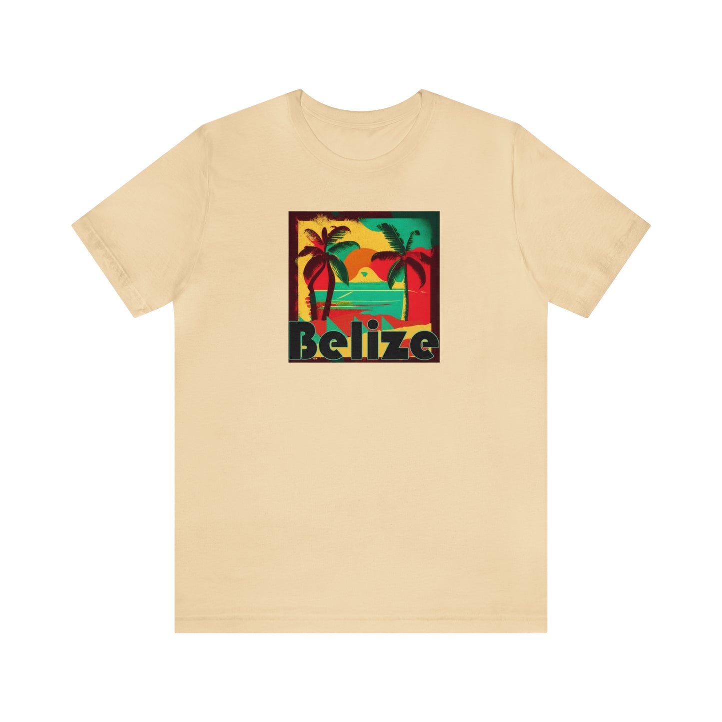 Retro Belize Unisex Jersey Short Sleeve Tee