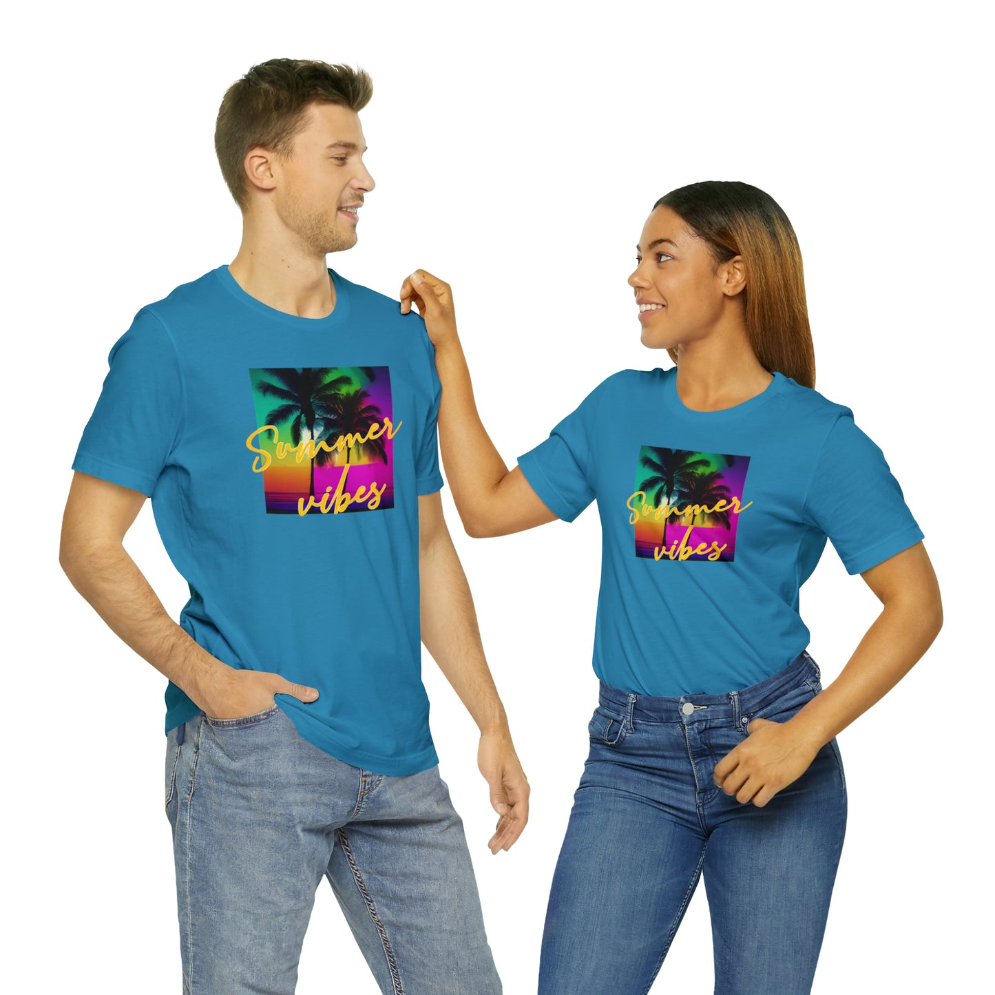Summer Color Unisex Jersey Short Sleeve Tee